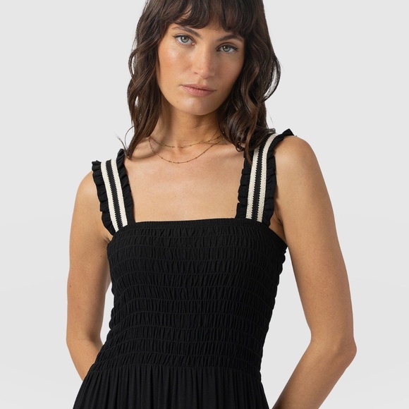 Saint + Sofia Maya Shirring Dress - Picture 3 of 8